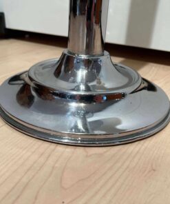 Art Deco Standing Ashtray - Chromed Metal Base - Styylish