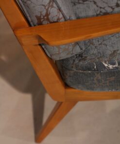 Pair of Mid Century Armchairs - Armrest Detail - Styylish