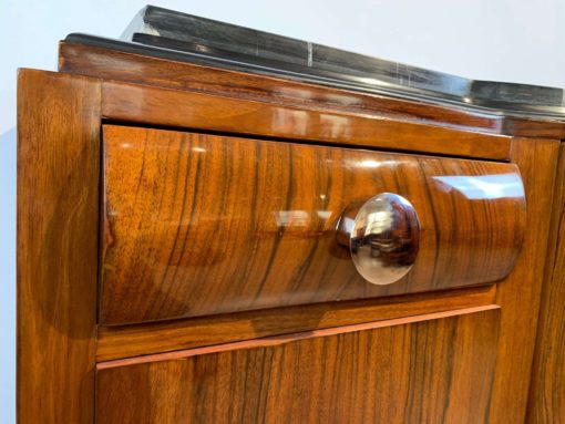 Walnut Art Deco Sideboard - Left Drawer Detail - Styylish