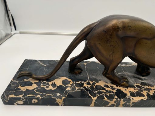 Art Deco Panther Sculpture - Back Legs and Tail Detail - Styylish