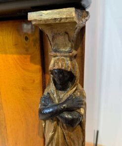 Empire Commode with Caryatids - Top Right Caryatid Detail - Styylish