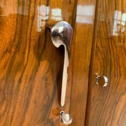 Walnut Art Deco Sideboard - Handle Detail - Styylish