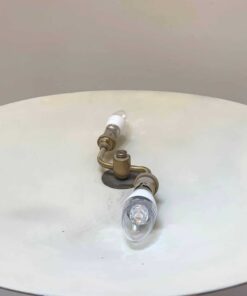 Floor Lamp- view of the inside the globe-Styylish