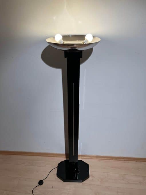 Tall Art Deco Lamp - Full View with Exposed Bulbs - Styylish