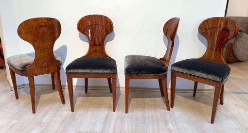 Set of four Biedermeier Ballon Chairs - Group of Four - Styylish