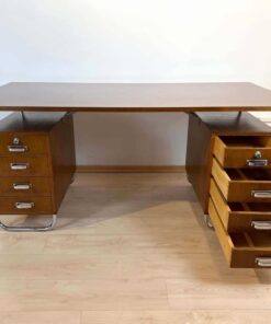 Bauhaus Desk by Mücke-Melder - Right Side Drawers Opened - Styylish