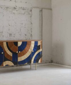 Solomia Cabinet Color Scheme 2B1- view in an industrial room- Styylish