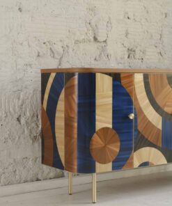 Solomia Cabinet Color Scheme 2B1- lateral left view- Styylish