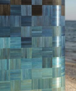 Natura Straw Marquetry cabinet- colors detail- Styylish