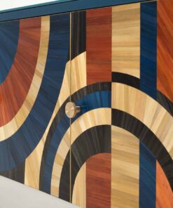 Solomia straw marquetry cabinet- drawing detail- Styylish
