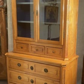 Louis XVI Buffet with Display Cabinet, South German 1780