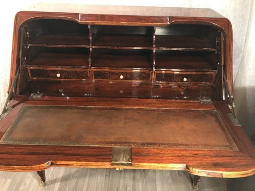 French Louis XV Secretary Desk- view of the inside of the writing compartment- Styylish