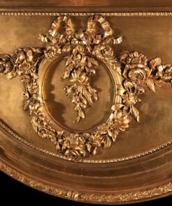 Louis XVI Style Trumeau Mirror - Garland Detail - Styylish