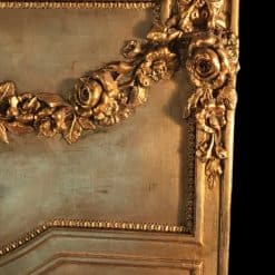 Louis XVI Style Trumeau Mirror - Flower Detail - Styylish