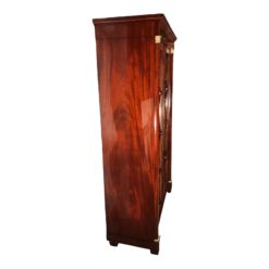 Antique Biedermeier Library Cabinet- side view- Styylish