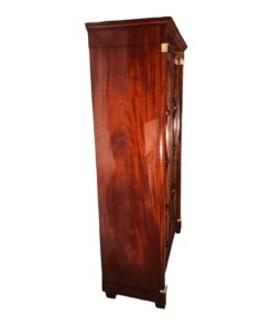 Antique Biedermeier Library Cabinet- side view- Styylish
