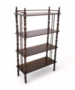 Turned Oak Wood Étagère - Styylish