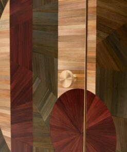Modern Credenza with Straw marquetry- straw detail- Styylish