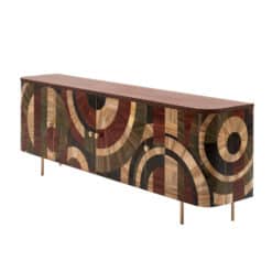 Modern Credenza with Straw marquetry- Styylish