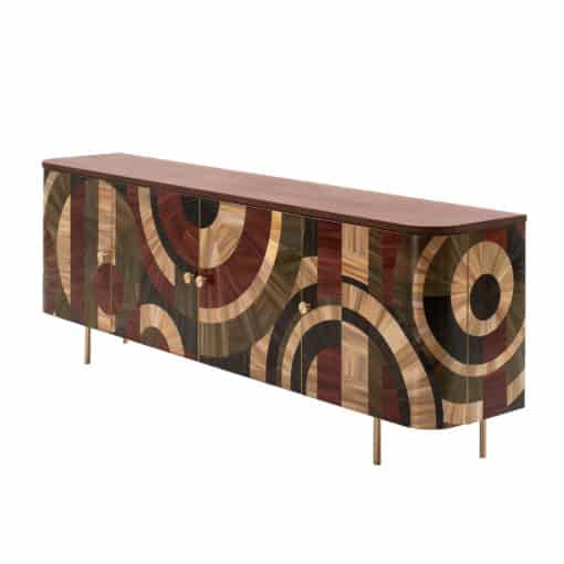 Modern Credenza with Straw marquetry- Styylish