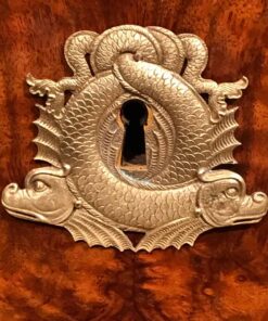 Neoclassical Chest of Drawers- detail of escutcheon- Styylish