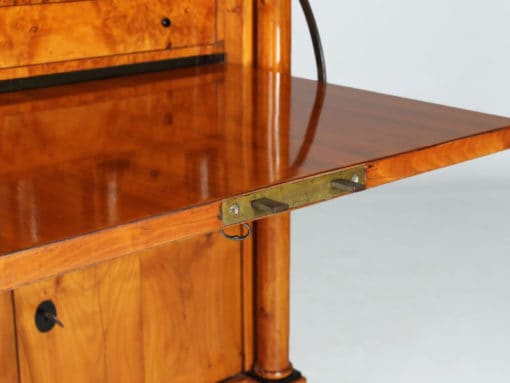 Biedermeier Cherry Wood Secretary Desk- door open- Styylish