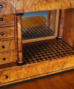 Biedermeier Cherry Wood Secretary Desk- inside view detail- Styylish