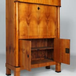 Biedermeier Cherry Wood Secretary Desk- lower doors open- Styylish