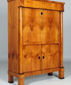 Biedermeier Cherry Wood Secretary Desk- lateral view- Styylish