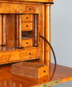 Biedermeier Cherry Wood Secretary Desk- drawer detail- Styylish