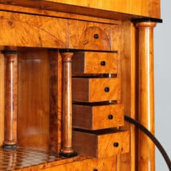 Biedermeier Cherry Wood Secretary Desk- view of the drawers- Styylish