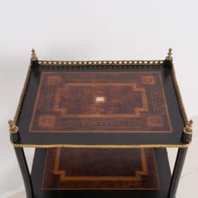 French Etagere, 19th Century, Original Marquetry