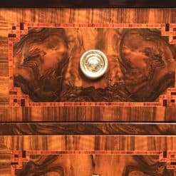 Antique Louis XVI Chest of Drawers- marquetry detail- Styylish