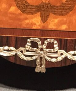 Neoclassical Gustavian Dresser- detail of the brass decor- Styylish