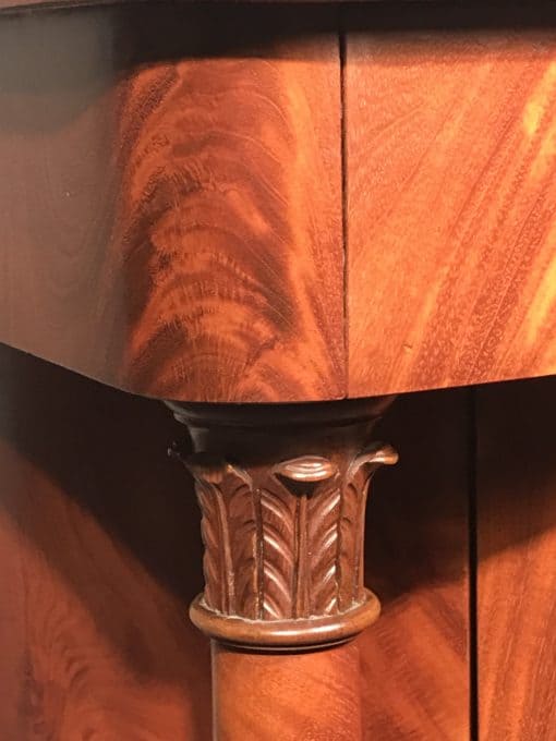 Empire Console Cabinet- carved capital- Styylish