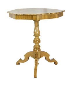 Marquetry Side Table-other side view- Styylish