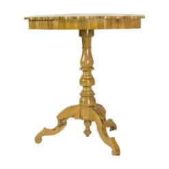 Marquetry Side Table- side view- Styylish