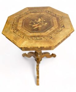 Marquetry Side Table- Styylish