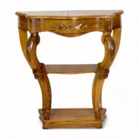 19th Century Walnut Console, Late Biedermeier / Louis Philippe