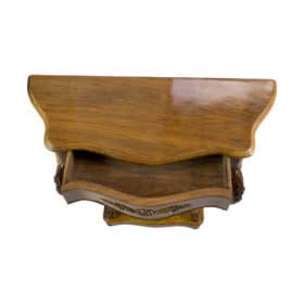 19th Century Walnut Console, Late Biedermeier / Louis Philippe