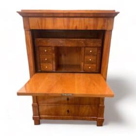 Biedermeier Cherry Wood Secretary Desk, 1820