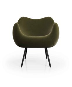 RM58 Soft chair- in grey velvet- Styylish