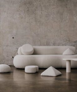 Boucle Sofa- with all the cushions- Styylish