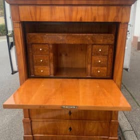 Biedermeier Cherry Wood Secretary Desk, 1820