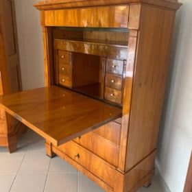 Biedermeier Cherry Wood Secretary Desk, 1820