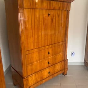 Biedermeier Cherry Wood Secretary Desk, 1820