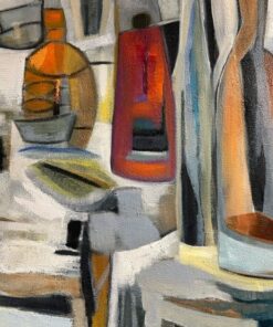 Contemporary Artwork by Cécile Ganne- detail of some bottles- Styylish