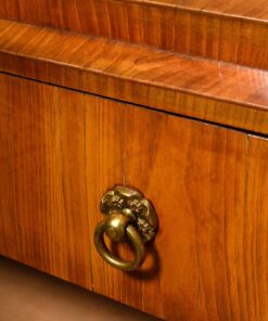 Small Biedermeier Console Dresser- detail of brass handle-Styylish