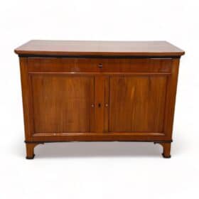 Biedermeier Sideboard with Fold Up Top, Cherry Veneer, Germany circa 1830