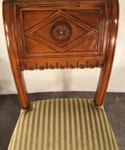 Set of four Neoclassical Chairs- Carved backrest-Styylish